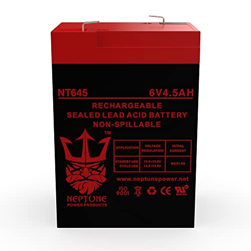 6 Volt 6v 4.5ah Rechargeable Deer Game Feeder Battery for Neptune 2