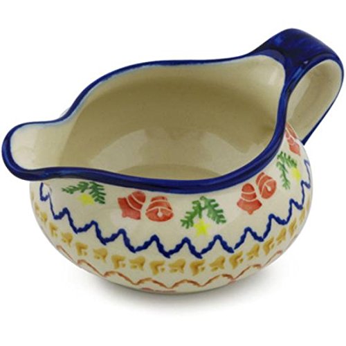 Ceramika Bona H1002H Polish Pottery Ceramic Gravy Boat Hand Painted, 19-Ounce
