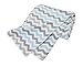 American Baby Company 100% Natural Cotton Sweater Knit Swaddle Blanket, Blue, Soft Breathable, for Boys and Girls