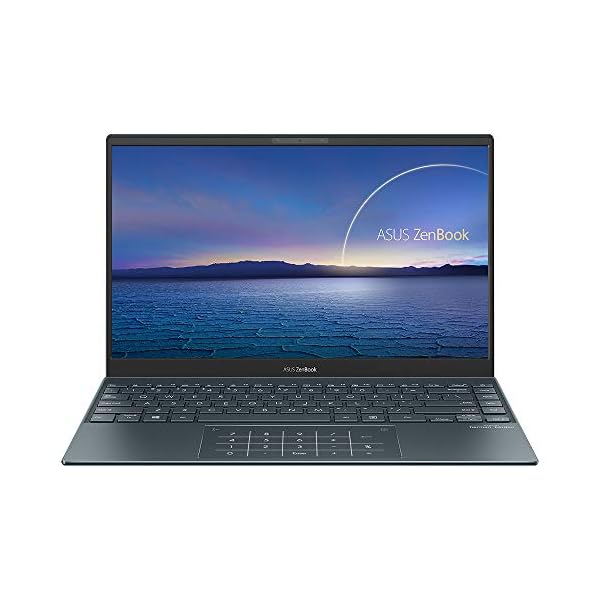 ASUS ZenBook UX325JA 13.3 inch Full HD Laptop (Intel i5-1035G1, 16GB RAM, 512GB PCIe SSD, 32GB Intel Optane Memory, Backlit Keyboard, Windows 10) Includes USB-C to Audio Jack Adapter & Carry Sleeve