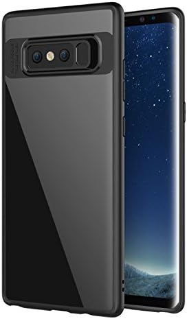 Samsung Galaxy Note 8 Case, Pretid Ultra Thin Shock Resistant With Double Layer Perfect Fit Protective Case Cover for Galaxy Note 8 (Black)