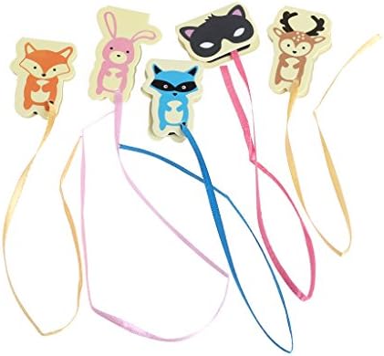 Zczhang fish858 Animal/ Cassette Tape Long Tail Paper Magnetic Bookmark Kids Gifts (Cute Animal)