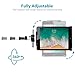 Neetto Car Headrest Tablet Mount, Backseat Holder for iPad Pro Air Mini, Tablets, Nintendo Switch, iPhone, Smartphones & 4'' to 10.5'' Devices, 360° Rotation, Support Two Positions with Extendable Arm