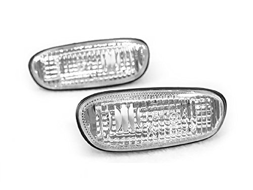 DEPO 1995-2001 Subaru Classic Impreza Chrome Crystal Clear Side Marker Light