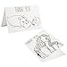 Thank You Baby Shower Greeting Cards, Mom and Baby Animal Designs (4 x 6 In, 48 Pack)