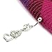 HuntGold 1X Stylish Belly Ring Dangle Jewellery Rhinestone Double Heart Navel Ring
