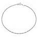 Singapore Chain Twisted Curb Anklet Ankle Bracelet For Women Teens .925 Sterling Silver 9 Inch Made In India