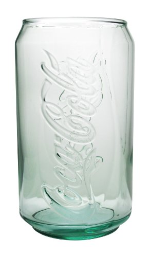 ARC International Luminarc Coca Cola Green Embossed Can Tumbler, 12-Ounce, Set of 4 - Thumbnail 2
