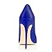 FSJ Women Glossy Fresh Colors Pointed Toe Heels Formal Dress Pumps Shoes Size 4-15 US