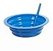 Sip-A-Bowl Cereal Bowl with Built-in Straw - Colors Vary - Qty:1 (Green, Pink, or Blue)