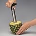 2pcs Silver Stainless Steel Pineapple Corer Peeler Stem Remover Blades for Diced Fruit Rings All in One Pineapple Tool Peeler Slicer