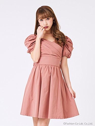 Amazon Titty Co ティティー アンド コー カシュクールワンピース ピンク M ワンピース チュニック 通販