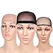 Fani 5 Pieces Nylon Wig Caps Natural Nude Beige and Black Color Stretchy Close End Wig Caps Black Mesh Open end Wig Caps