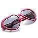 Pack of 10 Neon Heart Shaped Resin Sunglasses for Womens Kids in Party and Festival (Mix10 Pack)