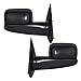 Replacement Set Driver and Passenger Power Side Trailer Tow Flip-Up Mirrors Heated Compatible with 2002-2008 Ram 1500 Pickup Truck 55077445AO 55077444AO