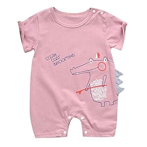 Julhold 2019 Zomer Pasgeboren Baby Jongen Meisje Leuke Casual Korte Mouw Jumpsuit Zon Cloud Maan Print Katoen Rompers 0…
