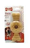 Nylabone Dura Chew Wolf Chicken Flavored Textured Ring Bone Dog Chew Toy