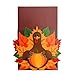 JOYIN 18PCS Thanksgiving Cutlery Holders Set, Thanksgiving Turkey Utensil Décor, Autumn Fall Harvest Party Supplies, Thankyou Cards, Table Decoration, Party Favors