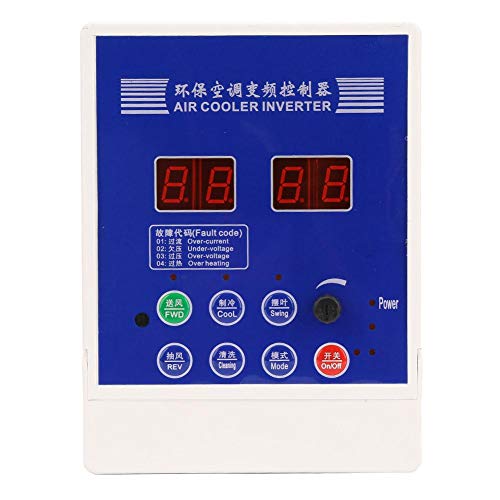VFD Adjustable-Frequency Drive,AC220V VFD Variable Frequency Drive Motor Speed Controller with Remote Control for Air Cooler(1.1KW) - Thumbnail 2
