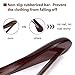 JS HANGER Wooden Extra-Wide Shoulder Suit Hangers for Coat and Pants, Walnut Finish, 6-Pack