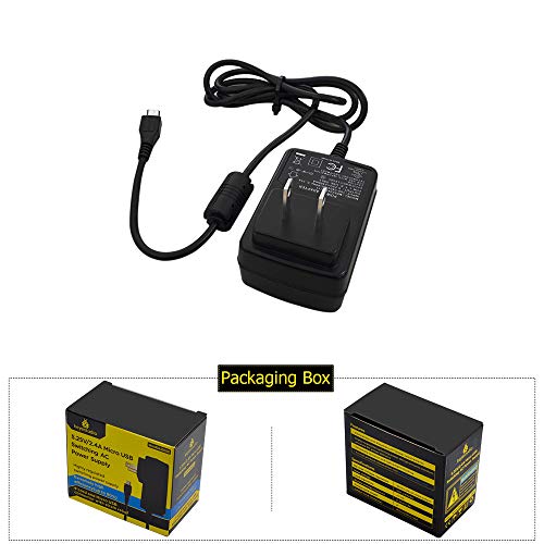 KEYESTUDIO 5.25V 2.4A Power Supply/Adapter/Charger (USB Micro-A) for Raspberry Pi 3