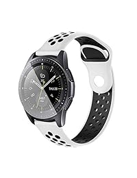 Budesi correas compatibles con reloj Galaxy de 1.811 in, 1.654 in, 0.866 in, 0.787 in, liberación rápida, ligero, transpirable, correa de repuesto para reloj inteligente y correa de muñeca compatible con Samsung Galaxy Watch
