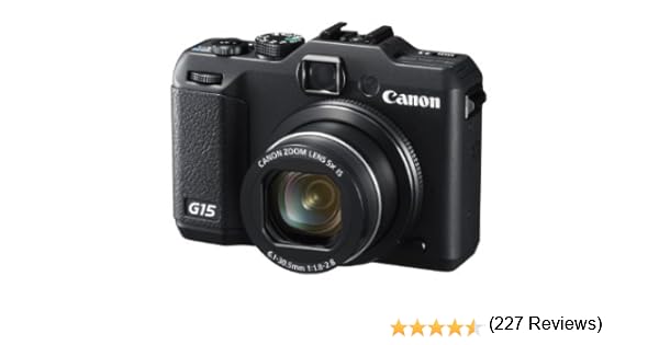 Canon PowerShot G15 - Cámara Digital compacta de 12.1 MP (3 ...