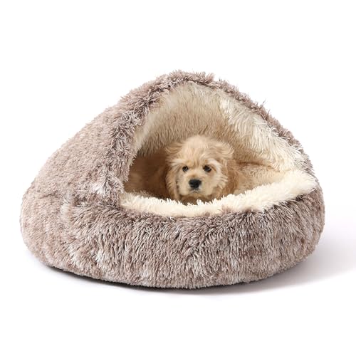 NOYAL Hooded Donut Dog Bed