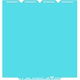 OMG Cool Plate for Snapmaker U1 Texture PEI Glacier Plate 270x270mm Double-Sided Printing Platform, Flexible and Detachable Heatingbed Made of Spring Steel for Snapmaker U1 3D Printer Parts
