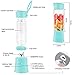 Portable Blender, Supkiir USB Rechargeable Mini Juicer Cup with Handle, Smoothie Blender with 6 Blades with 4000mAh Batteries, 480ml Household Fruit Mixer for Travel Office Sports School