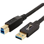 AmazonBasics USB 3.0 Cable - A-Male to B-Male - 3 Feet