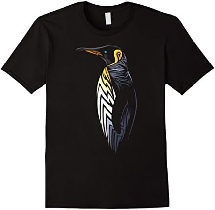 Men's Tribal penguin tattoo graphic design t-shirt XL Black