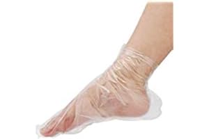 ALLMUIS Paraffin Bath Liners for Foot Pedicure Hot Spa Wax Treatment, Larger Thicker Thermal Therapy Feet Covers Bags Plastic Socks Liners