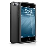 iPhone 6 Plus Case, Maxboost [DuraSLIM Series] Heavy-Duty Dual-Layer Soft Touch Protective Cases Cover Hard Shell Solid Back for iPhone 6 Plus (5.5 inch) - Black