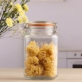 Kilner Square Clip Top Jar 3L Airtight Glass Jar for Preserving Food view 2