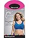 Just My Size Women's Full Figure Pure Comfort Lace Back Closure Wirefree Bra MJ1271