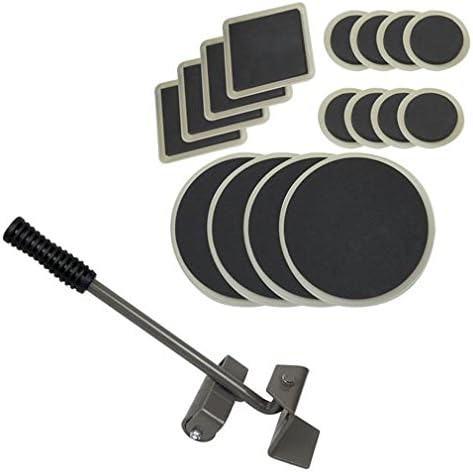 Furniture Moving Tools - Furniture Lifter with 16 Mover Pad Sliders Carpet Smooth Floor