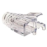 Platinum Tools 100036 EZ-RJ45 Cat6 Strain Relief, (Clear) (2 Packs of 50)