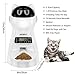 WOPET Automatic Cat Feeders with Timer - 3L Cat Food Dispenser of 4 Meals with 10S Voice Recorder, Support Dual Power for Cats and Dogs （2023 Updated