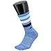 adidas Women's Cushioned 3-Pack Crew Socks, Blue Icey Blue Marl/Grey Clear Onix Marl/White/Icey Blue/Blue/Collegiate Navy, Medium