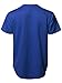 Youstar Men's Solid Front Button Closure Athletic Baseball Inspired Jersey Top