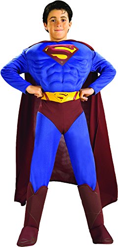 Rubies Kid's DC Comics Deluxe Muscle Chest Superman Costume
