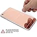 iPhone 7 Mirror Case | Mirrored Clear Case for iPhone 7, Thin, Ultra Flexible Silicone Cover with TPU, Really Slim Soft (iPhone 7 Rose)