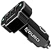 Aduro 4 Port Car Charger USB Adapter, 12V Fast Car Charger USB Adapter Power Station 5.2A/26W Output (Black)