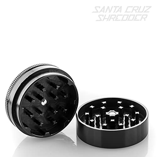 Santa Cruz Shredder Herb Grinder 2 Piece Medium 2/18" Superior Grip and Highest Quality