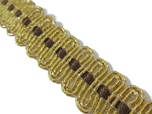 新品未使用 ハギレコーナー No H5180 3手芸用ブレード 幅1 5cm 長さ2m巻き 金色 ゴールド