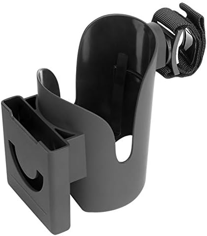 Towooz ベビーカー ボトルホルダー 哺乳瓶 ホルダー 紙コップ 飲み物 カップホルダー 360度回転 調整可能 取扱簡単 チャイルドシート ベビーチェア 乳母車 ボトルドリンクホルダー 黒 最新型