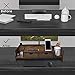 Crestlive Products Bamboo Multifunctional Monitor Stand Riser with Adjustable Storage Organizer & Drawers Laptop Cellphone TV Printer Stand, Antique Brownthumb 4