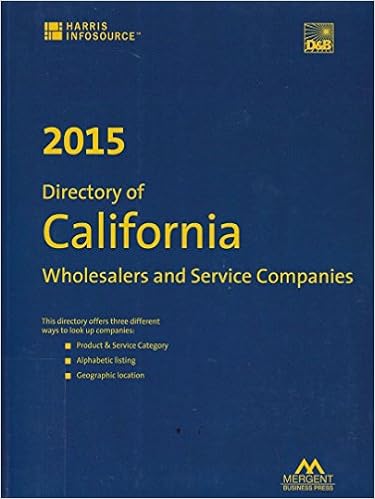 Harris Directory Of California Wholesalers And Service -