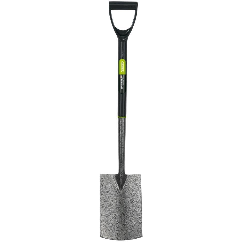 Draper Carbon Steel Garden Spade - 88790 - Hardened and Tempered Blade Gardening & Allotment